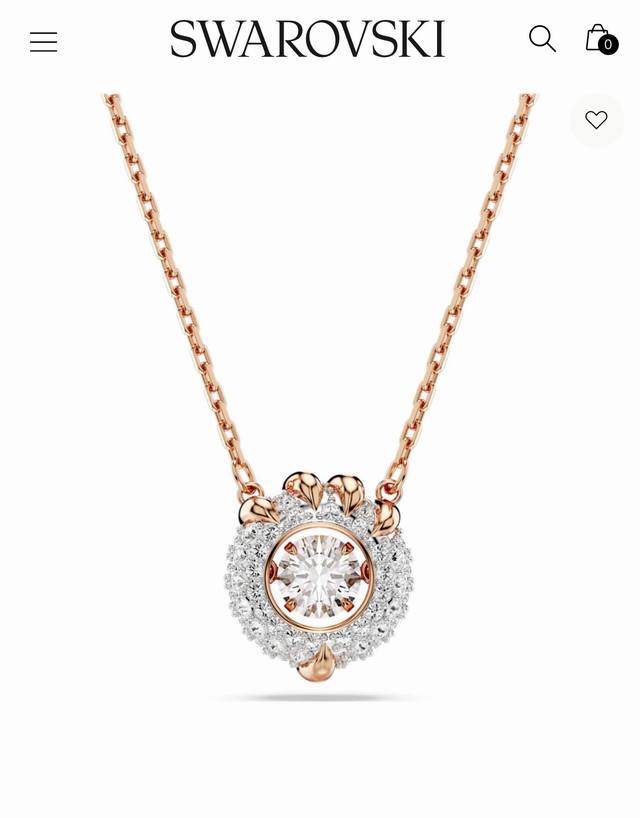 Swarovski Dragon Claw Heart Necklace (Year of the Dragon) - Wear this Swarovski