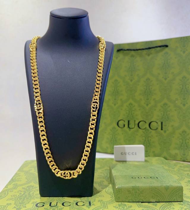 Gucci Necklace - Latest Model, Higher-End Chain, Celebrity Style, Anger Forest S