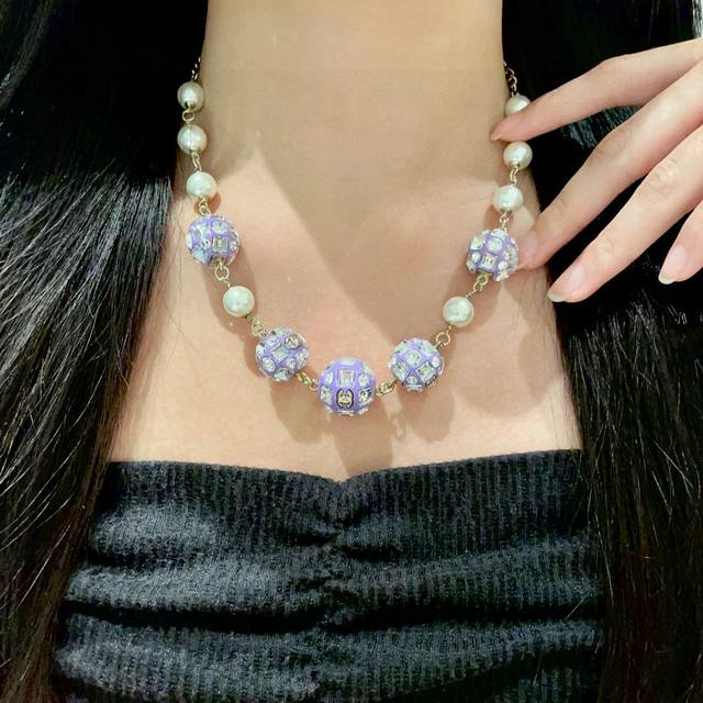 Chanel Pearl Double C Necklace Ddd