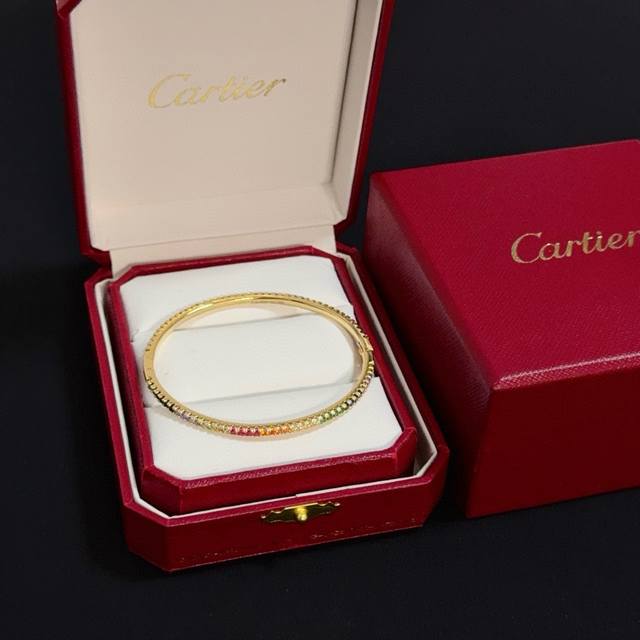 Cartier Diamond-Set Bangle, High-End Custom Version. Diamond setting craftsmansh