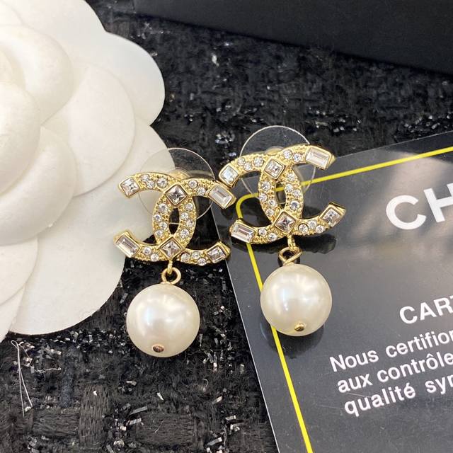 Code Ge243 Chanel classic best-selling earrings, restocked, exclusive high-end q