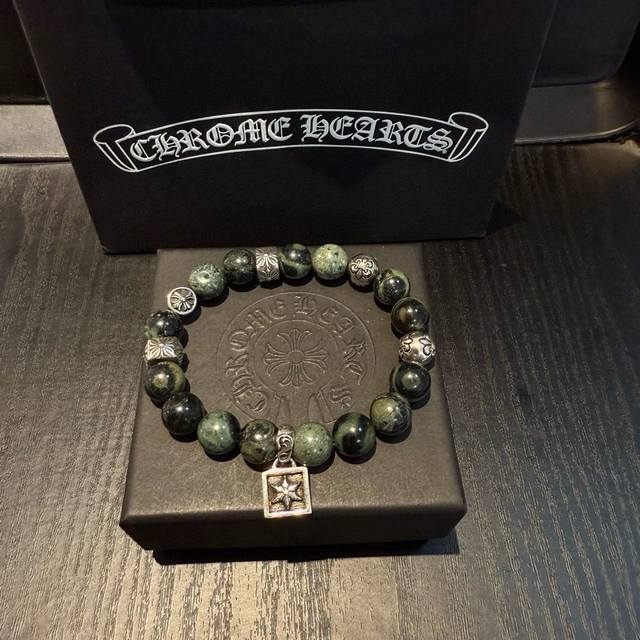 New boutique quality Chrome Hearts classic retro multi-element bracelet, popular