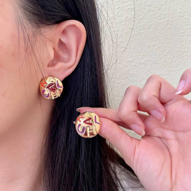 Chanel Vintage Double C Earrings Original Replica Logo. Chanel's designs truly n