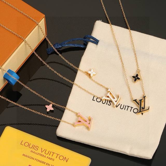 Louis Vuitton letter necklace with a unique and stylish look. The brilliant cut