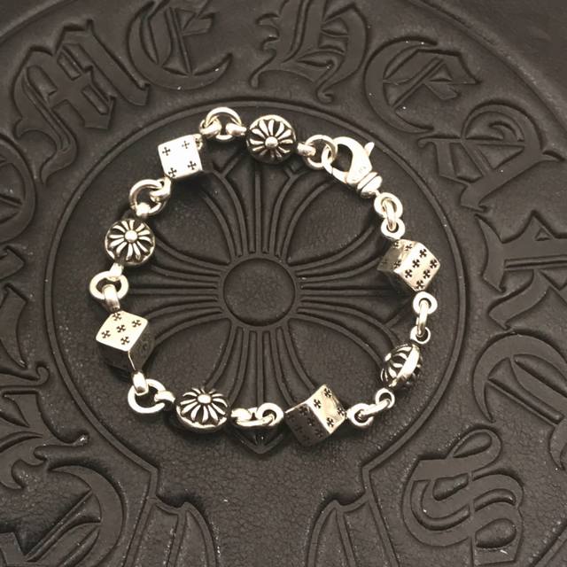 High-quality Chrome Hearts dice bracelet (out of stock), meticulous details, cle