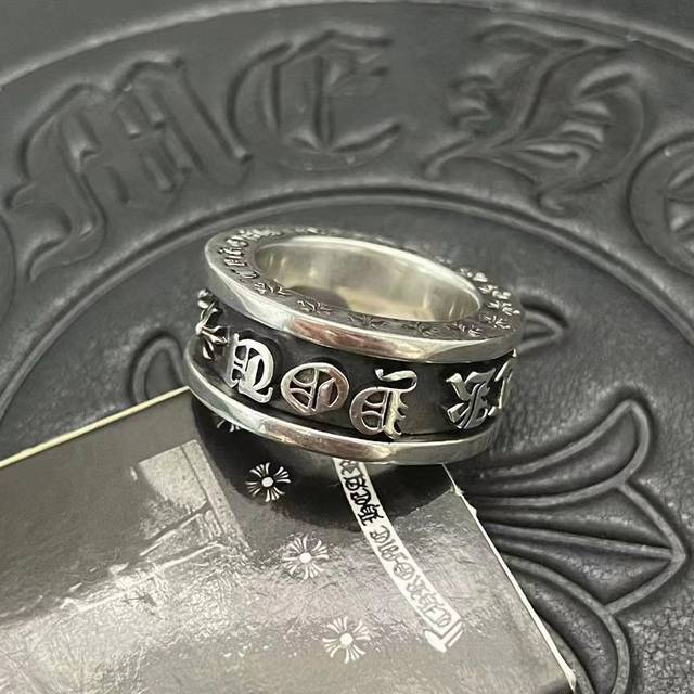 Chrome Hearts High Version Fuck You Rotating Ring (Ddd) Sizes: 6-11 (Ddd)