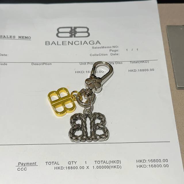 New Arrival Balenciaga Bag Charm Keychain Balenciaga's latest bag charm keychain