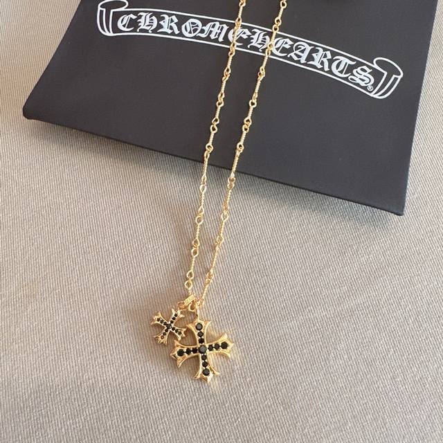 So cool! The latest Chrome Hearts necklace! A must-have! Factory direct sales! 1