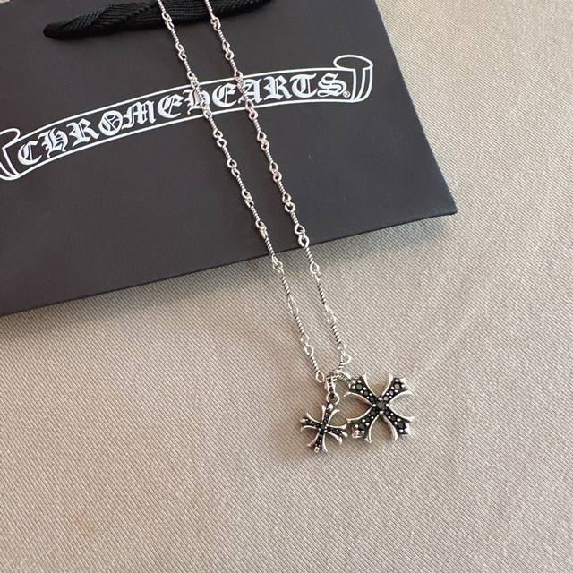 So cool! The latest Chrome Hearts necklace! A must-have! Factory direct sales! 1
