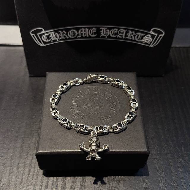 New boutique quality Chrome Hearts bracelet. The embossed design and various pat
