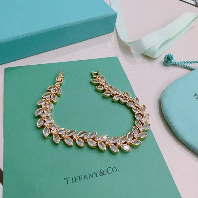 Exclusive Custom-Made Tiffany Commemorative Edition Marquise Bracelet. Made with