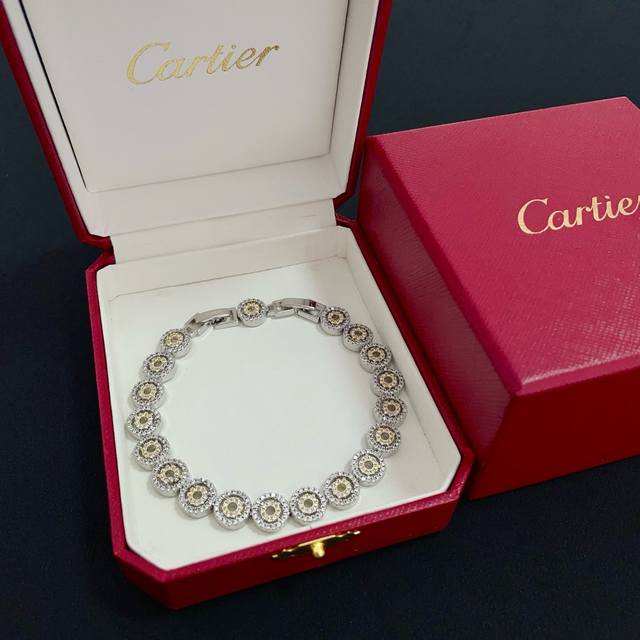 Cartier diamond-set bracelet, a high-end custom version with diamond-set craftsm