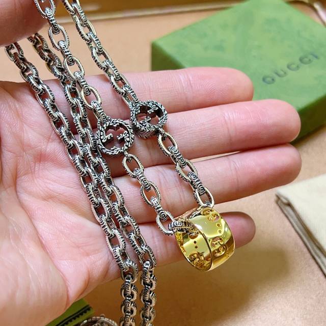 Gucci Necklace - Latest Model, Higher-End Chain, Celebrity Style, Anger Forest S