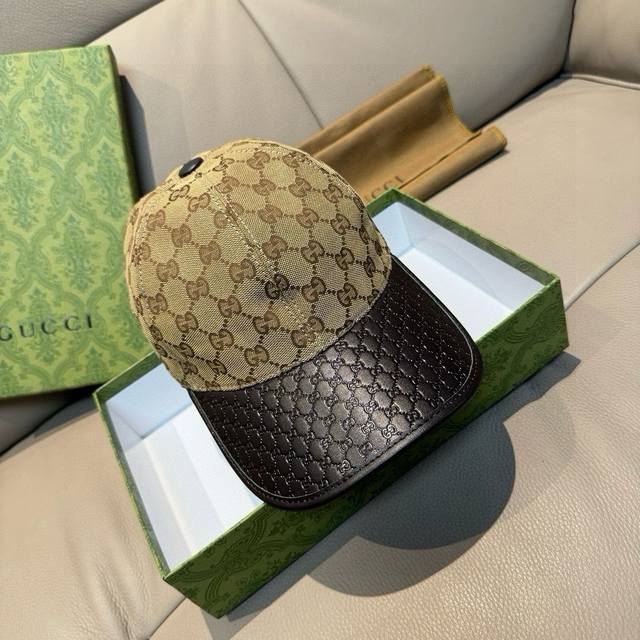 Comes with box and tote bag, classic Gucci baseball cap, original single-piece d