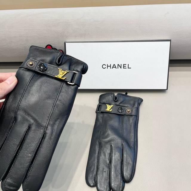 Men's 2025 New Exclusive First Release Touchscreen Gloves, Louis Vuitton Men's O
