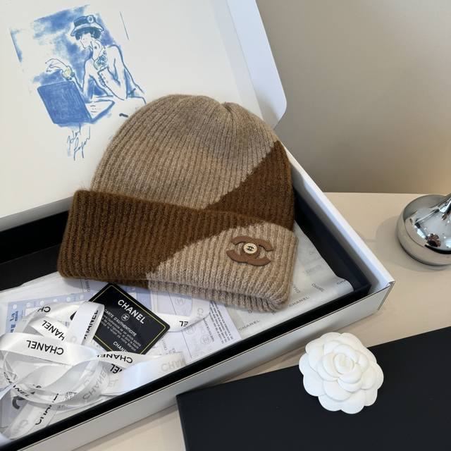 Chanel New Wool Hat, Unisex Knitted Hat, Autumn/Winter Beanie Ddd