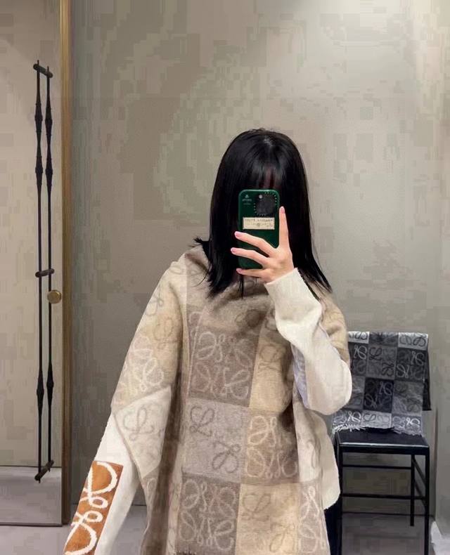 Loewe Two-Tone Damier Long Scarf I was lucky enough to get my hands on this Loew