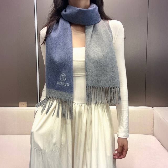 New Arrival! This year's Hermes scarf features a rare and elegant color scheme,