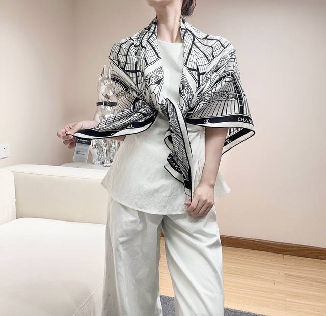 2025 Autumn/Winter New Chanel Silk Cashmere Scarf - VIP Recommendation! Act fast