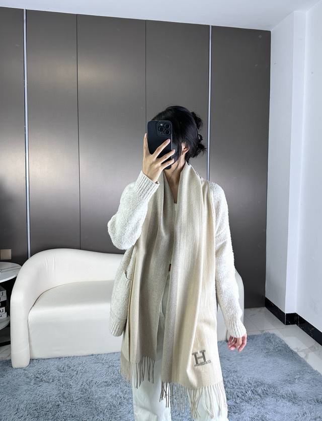 New Arrival! This year's Hermes scarf features a rare, gentle color scheme, unde