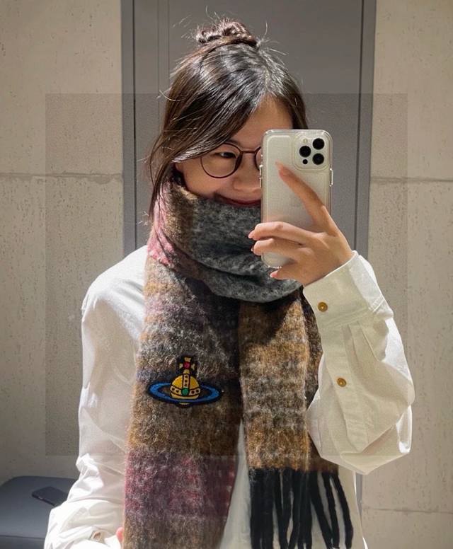 Vivienne Westwood's stunning new mohair scarf! Highly recommended! Excellent qua