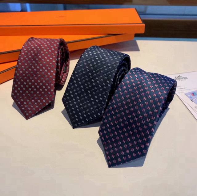 Hermes H-letter men's new tie series, allowing men to fully express their person