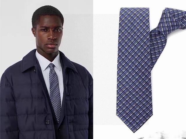 Burberry ties are now available, just like in boutiques! A rare and exquisite ch