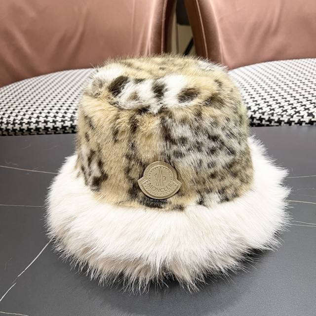 Moncler N Autumn/Winter Japanese Style Internet Celebrity Leopard Print Plush Fi