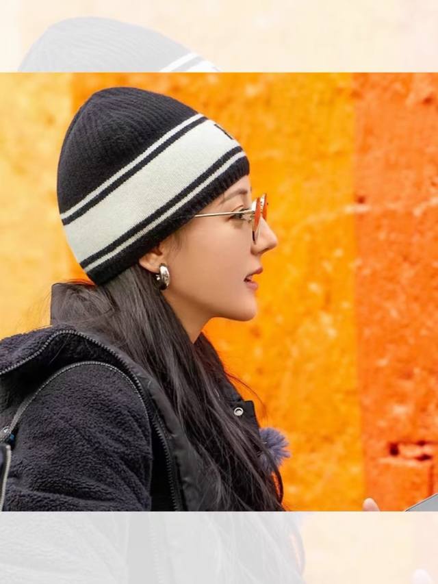 Chanel Fall/Winter Knitted Bucket Hat, Fashionable, Versatile, Warm, Beanie, Fac