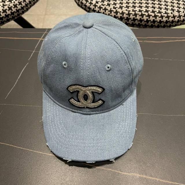 Chanel 2025 Denim Baseball Cap, Classic and Simple, Stylish and Casual Design, H