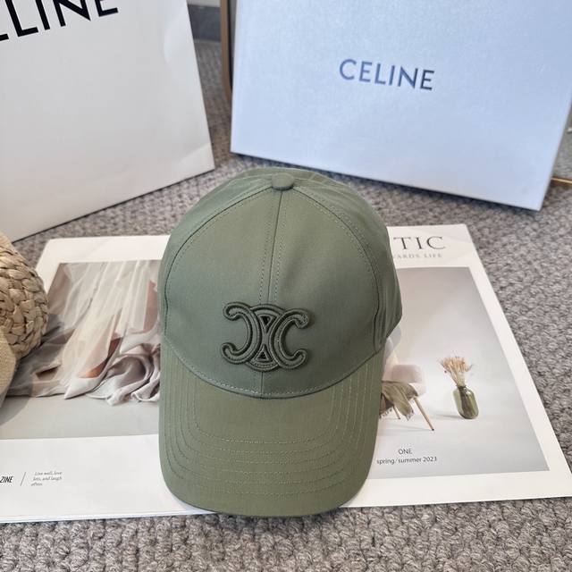 Celine's new Arc de Triomphe baseball cap is made entirely to order. The adjusta