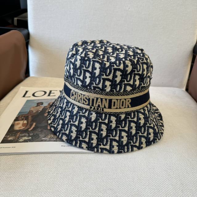 Dior's new minimalist bucket hat, now available in bulk! A high-end designer sty