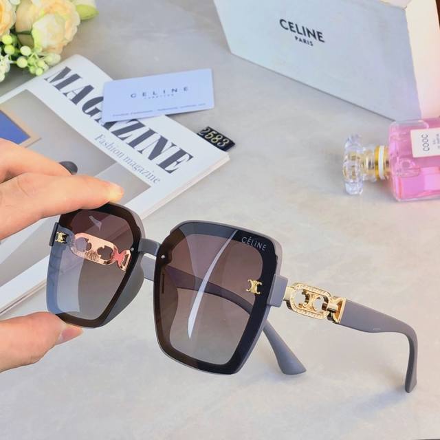 Celin* New Versatile Elegant Sunglasses for Women, High-End Look, Makes Face Loo