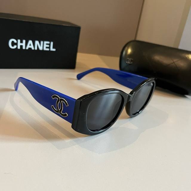 Chanel black and white panda sunglasses