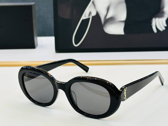Popular online style Saint Laurent SL812 Size: 54 (21-145) Metallic design, cute
