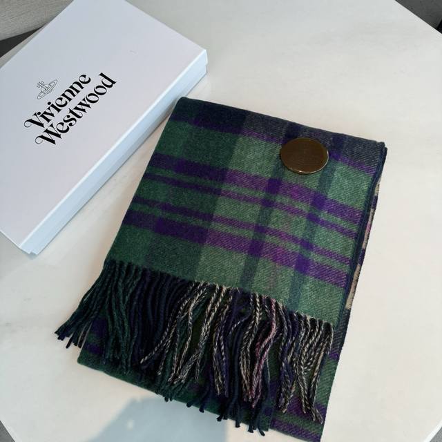 Arrived! Classic Check Saturn Check Cape Shawl by Vivienne Westwood, the British