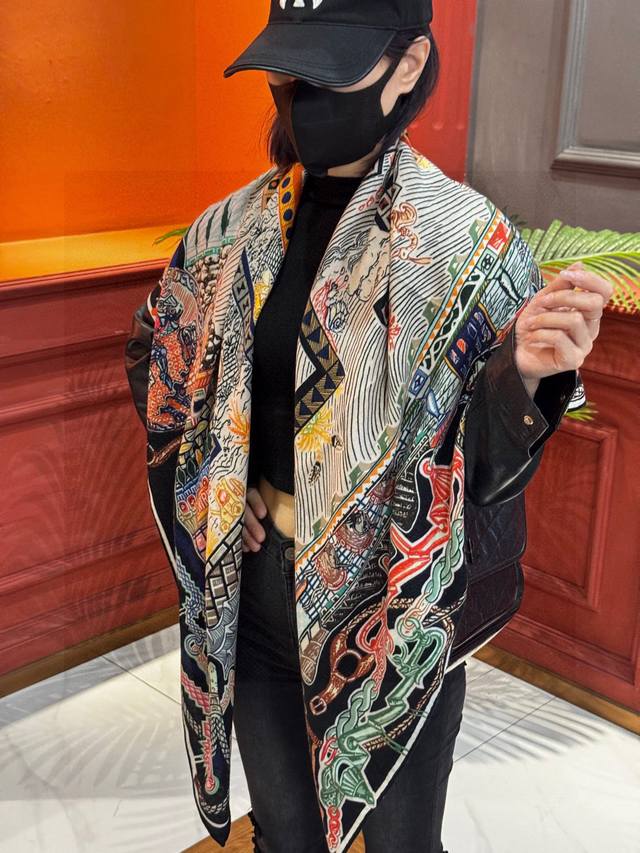 New Autumn/Winter Essential: Top-Quality Double-Sided Tonal Silk Cashmere Shawl!