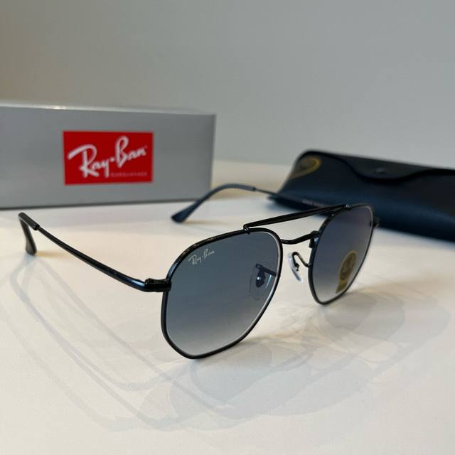 Ray-Ban trendy men's and women's sunglasses with glass lenses Ddd
