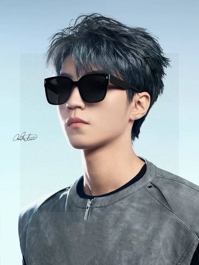 Gucci New One-Piece Nylon Polarized Sunglasses, Stylish Square-Frame Sunglasses