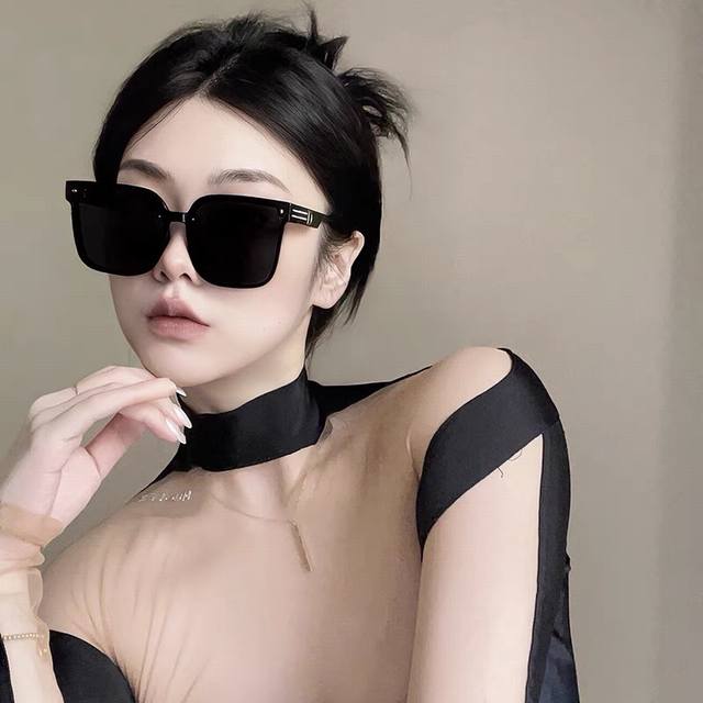 Dio* Women's Sunglasses Trendy High-End Square Large Frame Korean Style Popular