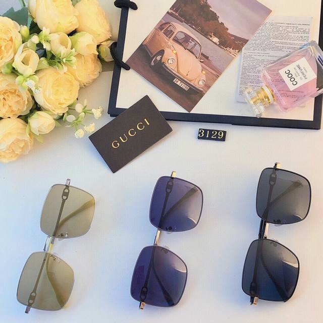 Gucc* New high-end polarized sunglasses for women, making your face look smaller