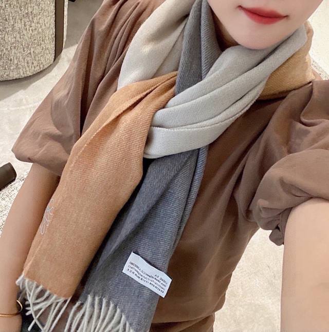 Loewe Gradient Color Paris Fashion Show Business Men's and Women's Double-Sided