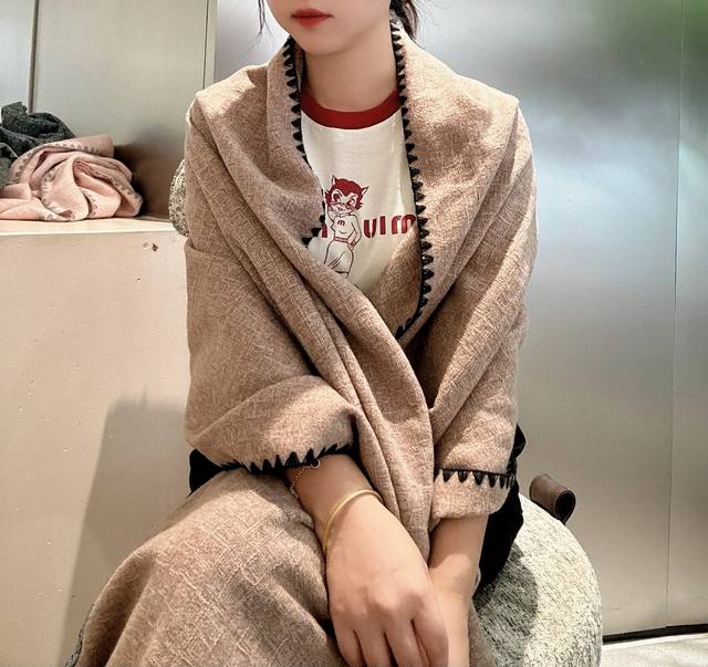 Stunning new Chanel scarf! Highly recommended! Excellent quality! Apparently, it