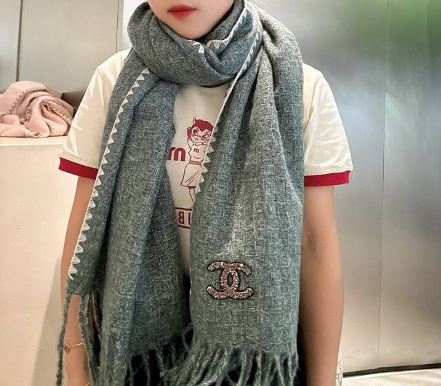 Stunning new Chanel scarf! Highly recommended! Excellent quality! Apparently, it