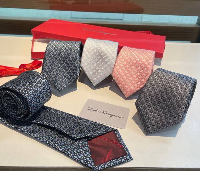 Special packaging for Ferragamo men's new tie collection, allowing men to fully