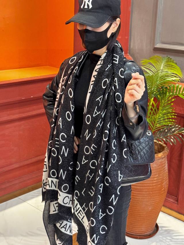 New Arrival! This glowing scarf is stunning! Made with premium silver cashmere t