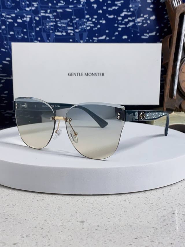 Gentle Moster Gm 2025 New Cat-Eye High-End Frameless Sunglasses for Women, Trend