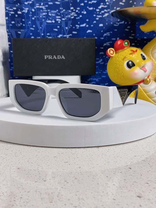 Prada 2025 Fashion Square Driving Sunglasses for Men and Women, Unisex (Ddd)