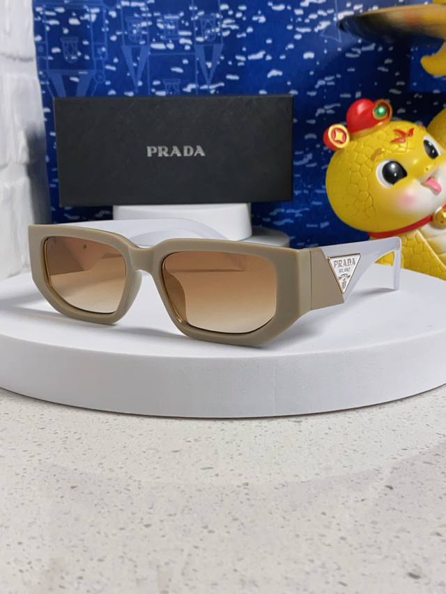 Prada 2025 Fashion Square Driving Sunglasses for Men and Women, Unisex (Ddd)