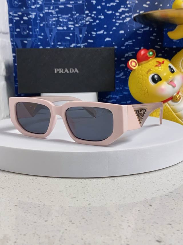 Prada 2025 Fashion Square Driving Sunglasses for Men and Women, Unisex (Ddd)